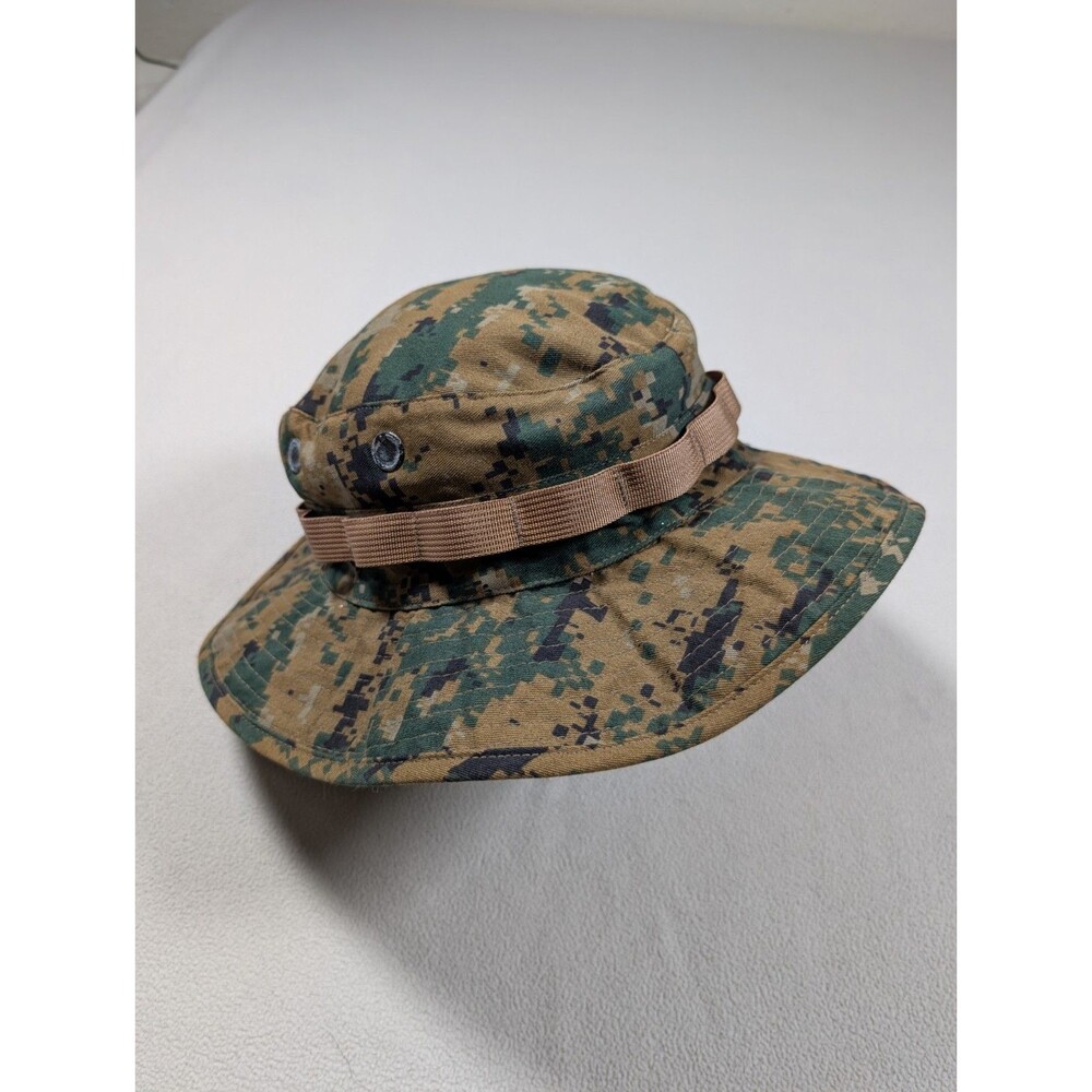 TRU-SPEC Woodland Digital Camo Boonie Hat 7 3/4 Sun Hot Weather Type II Ripstop